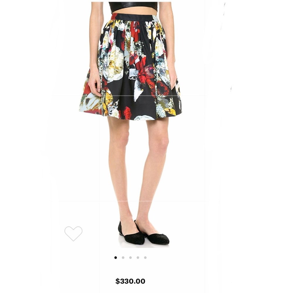 Alice Olivia Pia floral blossom montage skirt sz2